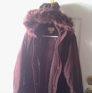 St. John's Bay Brown Puffer Jacket
